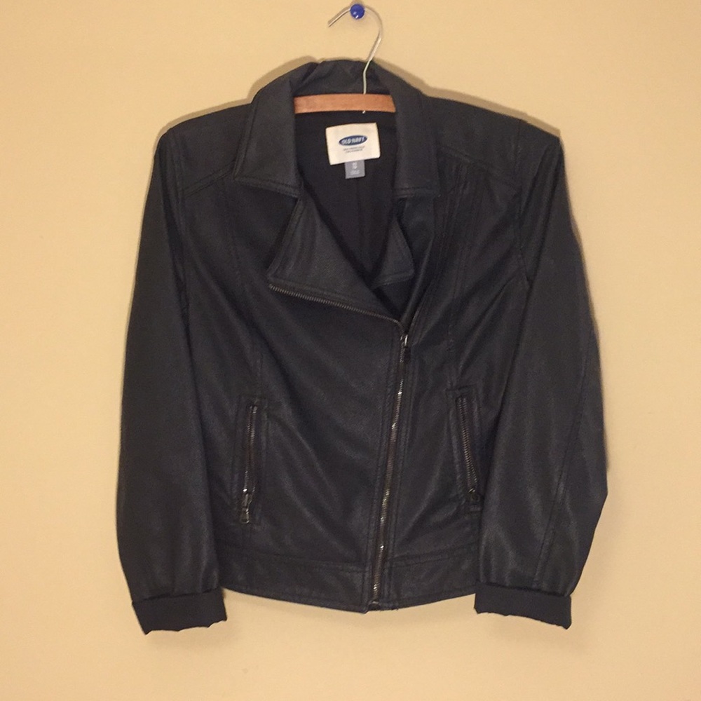 Faux leather jacket